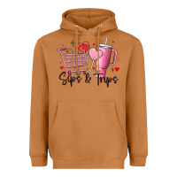 Meerkat sips & trips target inspired stanley Heavyweight Hoodie - MaliasSmallBusiness