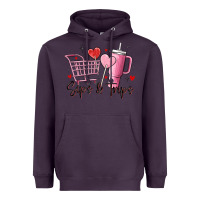 Plum sips & trips target inspired stanley Heavyweight Hoodie - MaliasSmallBusiness