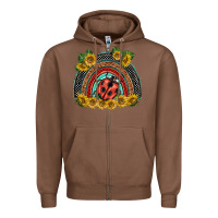 Chestnut ladybuy  rainbow Zipper Hoodie - BarkalooDesign