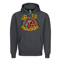 Smoke ladybuy  rainbow Zipper Hoodie - BarkalooDesign