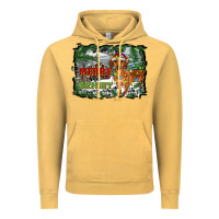 Vintage Mustard merry and bright  dachshund with farm Vintage Hoodie - RanaPortraitStore