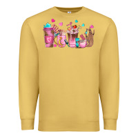 Antique Gold nail tech coffee cups Premium Sweatshirt - NancyCooperArtShop
