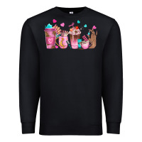 Black nail tech coffee cups Premium Sweatshirt - NancyCooperArtShop