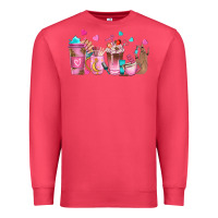 Cardinal nail tech coffee cups Premium Sweatshirt - NancyCooperArtShop