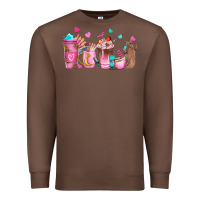 Chestnut nail tech coffee cups Premium Sweatshirt - NancyCooperArtShop