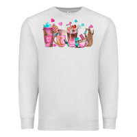 Oatmeal Heather nail tech coffee cups Premium Sweatshirt - NancyCooperArtShop