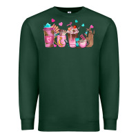 Sports Green nail tech coffee cups Premium Sweatshirt - NancyCooperArtShop
