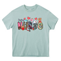 Arona Nurse Valentines Day Heavy Core Tee - CowhideDigitalArt
