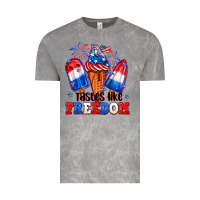 Cloud Rock 4th of July ice creams tastes like freedom Vintage Tee - Neo Western