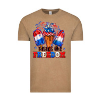 Vintage Coffee 4th of July ice creams tastes like freedom Vintage Tee - Neo Western