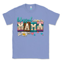 Colony Blue daisy blessed mama Classic Tee - AdoDesignShop
