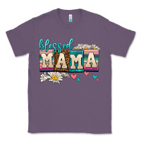 Lavender daisy blessed mama Classic Tee - AdoDesignShop