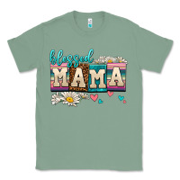 Sage daisy blessed mama Classic Tee - AdoDesignShop