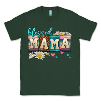 Sports Green daisy blessed mama Classic Tee - AdoDesignShop