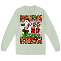 Matcha Christmas Ho Ho Ho Heifer Long Sleeve Tee - Artiststas