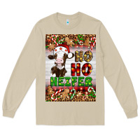 Mushroom Christmas Ho Ho Ho Heifer Long Sleeve Tee - Artiststas