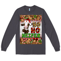 Smoke Christmas Ho Ho Ho Heifer Long Sleeve Tee - Artiststas