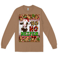 Toasted Coconut Christmas Ho Ho Ho Heifer Long Sleeve Tee - Artiststas