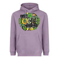 Lavender one lucky mama Heavyweight Hoodie - MaliasSmallBusiness