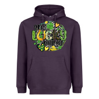 Plum one lucky mama Heavyweight Hoodie - MaliasSmallBusiness