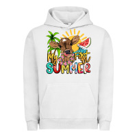 Pigment Lunar Rock My first summer baby cow Urban Hoodie - NancyCooperArtShop