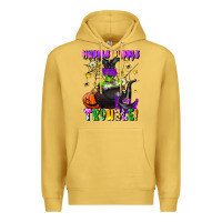 Antique Gold hubble bubble trouble Premium Hoodie - LillyAllenDesigns