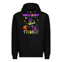 Black hubble bubble trouble Premium Hoodie - LillyAllenDesigns