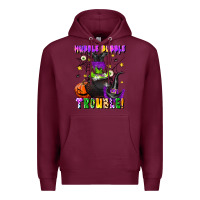 Burgundy hubble bubble trouble Premium Hoodie - LillyAllenDesigns