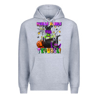 Heather Grey hubble bubble trouble Premium Hoodie - LillyAllenDesigns