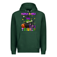 Sports Green hubble bubble trouble Premium Hoodie - LillyAllenDesigns