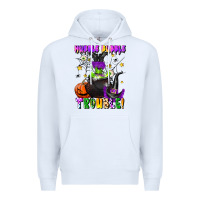 White hubble bubble trouble Premium Hoodie - LillyAllenDesigns