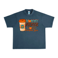 Midnight Navy mommy needs some pumpkin spice Urban Heavy Tee - CowhideDigitalArt
