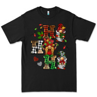 Black christmas ho ho ho gnomes Premium Tee - BarkalooDesign