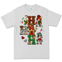 Dove Grey christmas ho ho ho gnomes Premium Tee - BarkalooDesign