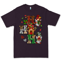 Plum christmas ho ho ho gnomes Premium Tee - BarkalooDesign