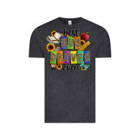Vintage Black best bus driver ever Vintage Tee - CowhideDigitalArt