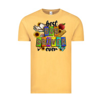 Vintage Mustard best bus driver ever Vintage Tee - CowhideDigitalArt