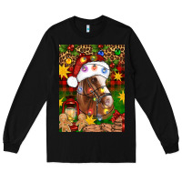 Black Christmas horse Long Sleeve Tee - Artiststas
