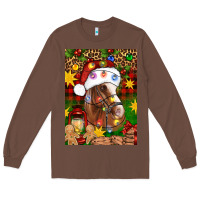 Chestnut Christmas horse Long Sleeve Tee - Artiststas