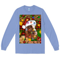 Colony Blue Christmas horse Long Sleeve Tee - Artiststas