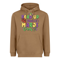 Toasted Coconut bead up bitches it's mardi gras Heavyweight Hoodie - MaliasSmallBusiness