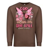 Chestnut god is within her she will not fail Premium Sweatshirt - MaliasSmallBusiness