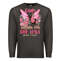 Smoke god is within her she will not fail Premium Sweatshirt - MaliasSmallBusiness