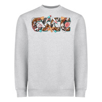 Heather Grey CSCC Cutaneous Squamous Cell Cancer Heavyweight Sweatshirt - texasbilliewilder