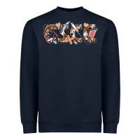 Navy CSCC Cutaneous Squamous Cell Cancer Heavyweight Sweatshirt - texasbilliewilder