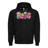 Black lgbtq coffee Zipper Hoodie - Jasminsmagicworld