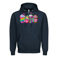 Navy lgbtq coffee Zipper Hoodie - Jasminsmagicworld