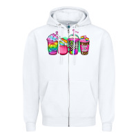 White lgbtq coffee Zipper Hoodie - Jasminsmagicworld