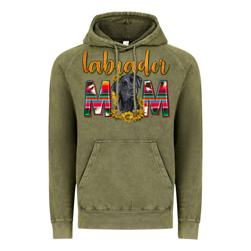 Western Labrador Retriever Mom Vintage Hoodie by texasbilliewilder | Teevron