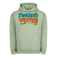 Pigment Oil Green weather Urban Hoodie - texasbilliewilder